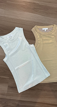 METALLIC TANK TOPS